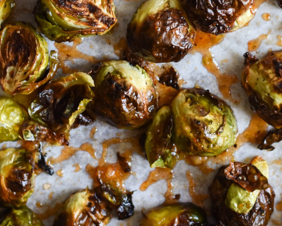 Brussel Sprouts with a Spicy Sauce