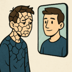 Broken man, unbroken mirror